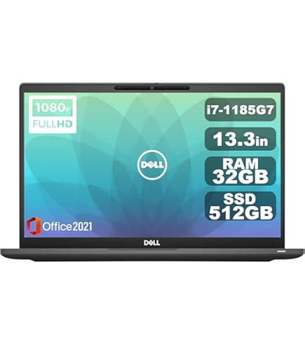 Amazon.co.jp: Dell Latitude 7320 ノートパソコン - 13.3インチ FHD